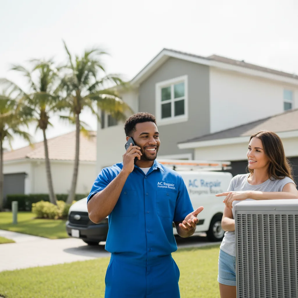 AC Repair Pompano Beach customer support in Carrsville